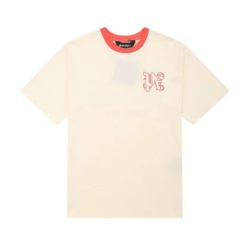 Футболка Palm Angels Racing "Cream"