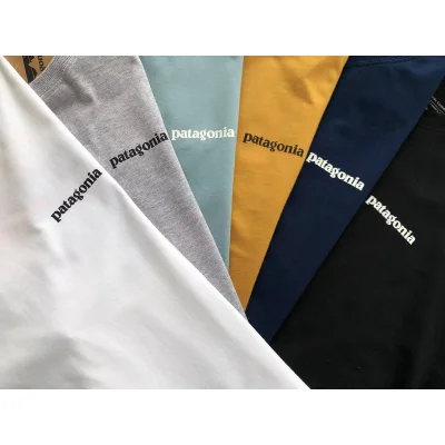 Футболка Patagonia Mountain View And Lettering Save Our Home Planet "Gray" фото № 4