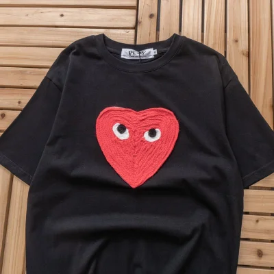 Футболка Play Heart Symbol Front "Black" фото № 3