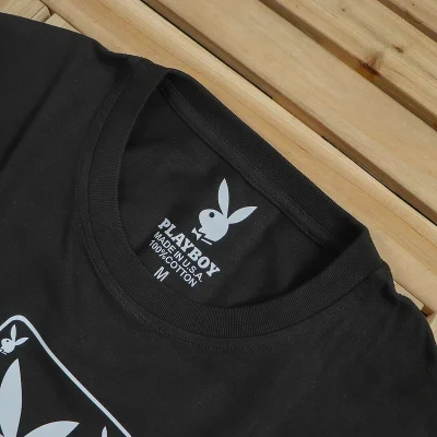 Футболка Playboy Playing Card Rabbit "Black" фото № 4