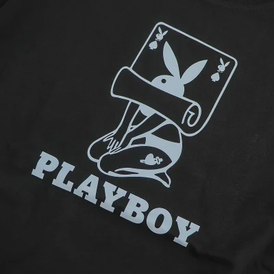Футболка Playboy Playing Card Rabbit "Black" фото № 5