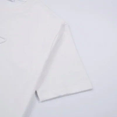 Футболка Prada Solid Color With Triangular Logo "White" фото № 4