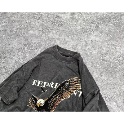 Футболка Represent Eagle-Print "Gray" фото № 3