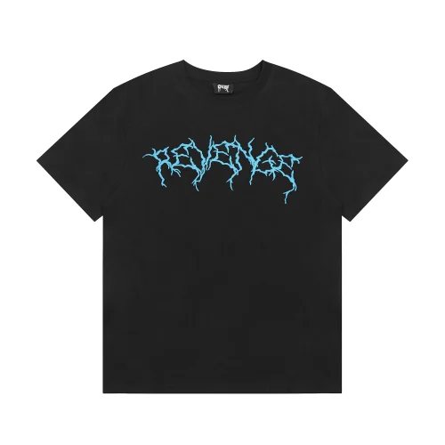 Футболка Revenge Blue Palm Print on Your Back "Black"