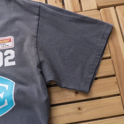 Футболка Rhude Front Inscription Raceway "Gray" фото № 4