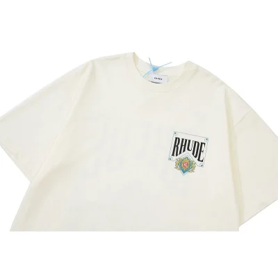 Футболка Rhude Royal Coat Of Arms-Print "White" фото № 3