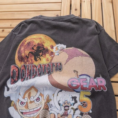 Футболка Saint Michael Big Cartoon Print "Black" фото № 7