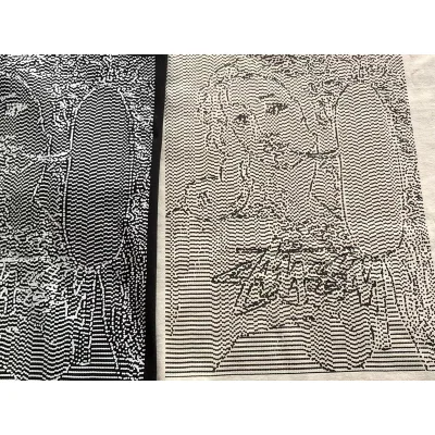 Футболка Stussy Dinosaur Made Of Lines "Beige" фото № 3