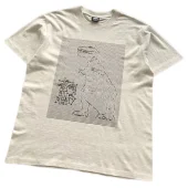 Футболка Stussy Dinosaur Made Of Lines "Beige"