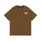 Футболка Stussy With A Creative Logo From The Brand "Brown"