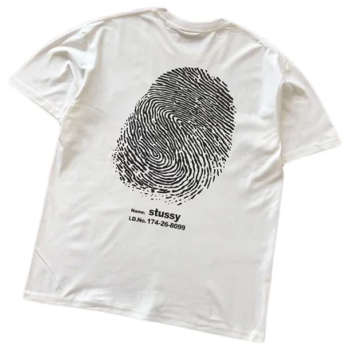 Футболка Stussy Big Fingerprint "White"