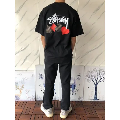Футболка Stussy Playing Card Suits "Black" фото № 9