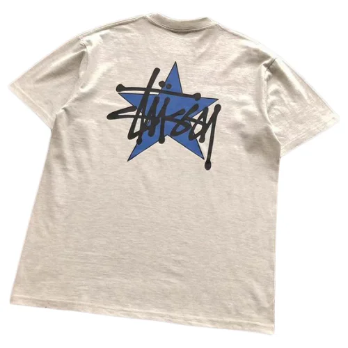Футболка Stussy Big Star With Lettering Back "Beige"