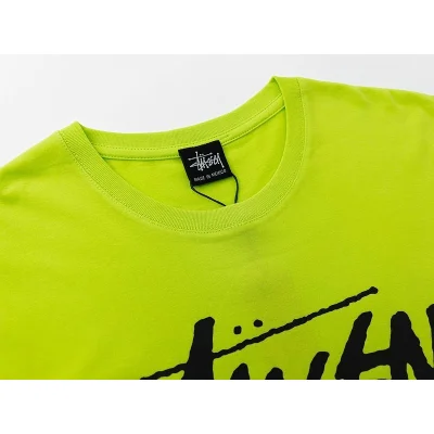 Футболка Stussy New York And Los Angeles And Tokyo "Green" фото № 6