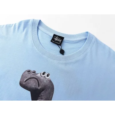 Футболка Stussy Big And Meaty "Blue" фото № 7