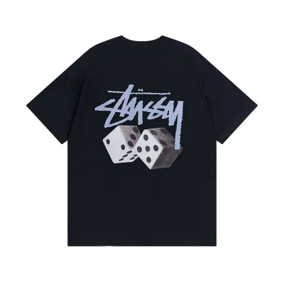Футболка Stussy With Logo And Image Of Cubes "Black" фото № 2