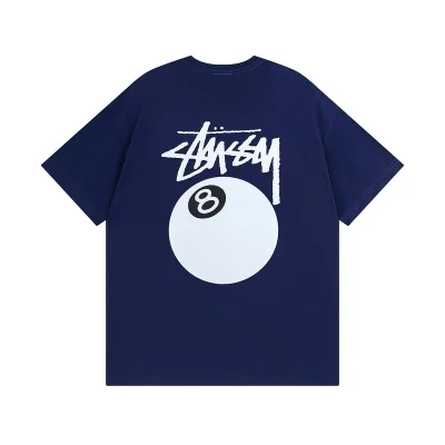Футболка Stussy A Ball With A Number "Blue/Black" фото № 2