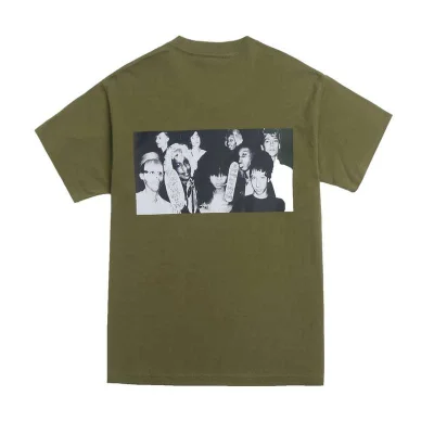 Футболка Stussy Outdated Photo - Print "Brown/Green" фото № 2