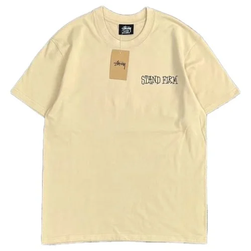 Футболка Stussy End Racism Now "Beige"