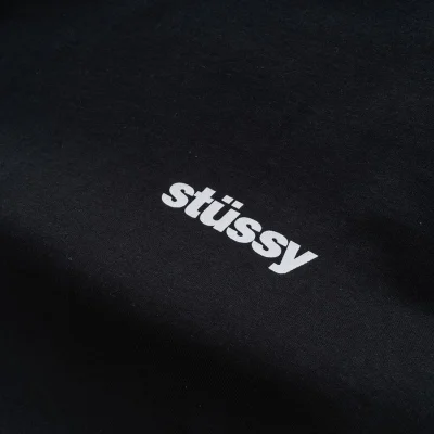 Футболка Stussy With An Ice Cream Print On The Back "Black" фото № 4