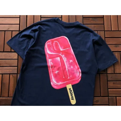 Футболка Stussy Ice Cream Print "Blue" фото № 2