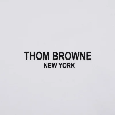 Футболка Thom Browne Dog Walking "White" фото № 2