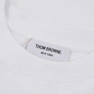 Футболка Thom Browne Dog Walking "White" фото № 3