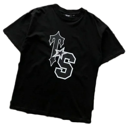 Футболка Trapstar Two Letters Connected By Star "Black"