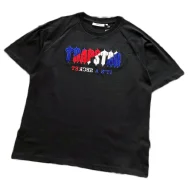Футболка Trapstar Three Color Embroidered Logo Front "Black"