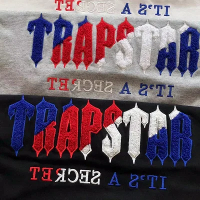 Футболка Trapstar Three Color Embroidered Logo Front "Black" фото № 5