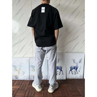 Футболка Trapstar Three Color Embroidered Logo Front "Black" фото № 9