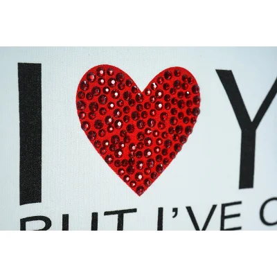 Футболка Versace I Love You "White" фото № 6