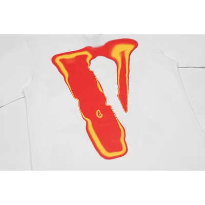 Футболка Vlone Devil on Fire "White" фото № 6