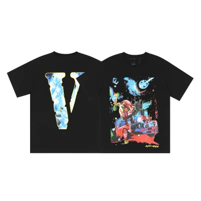 Футболка Vlone Night Gangsters "Black" фото № 8