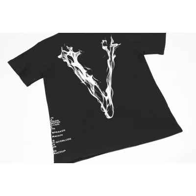 Футболка Vlone The Woo Smoky V "Black" фото № 6