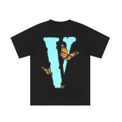 Футболка Vlone Butterflies "Black" фото № 2 Футболка Vlone Butterflies "Black" фото № 2