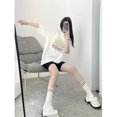 Футболка We11done Short Sleeve Logo Four Inscriptions "White" фото № 4