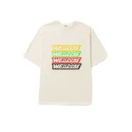 Футболка We11done Short Sleeve Logo Four Inscriptions