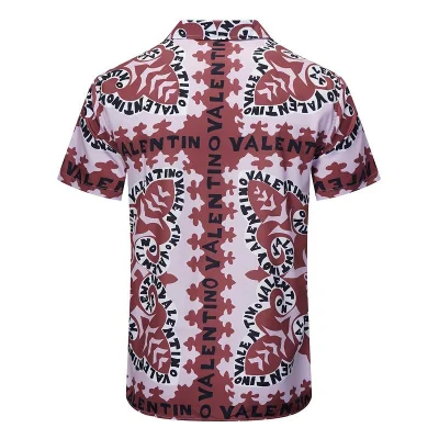 Рубашка Valentino Rounded Logo Lettering "Red" фото № 2