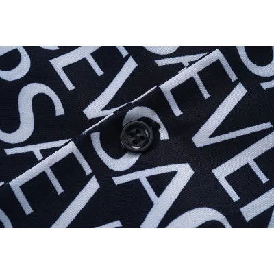 Рубашка Versace Without Pockets And Repeating Inscription Versace "Black" фото № 3 Рубашка Versace Without Pockets And Repeating Inscription Versace "Black" фото № 3