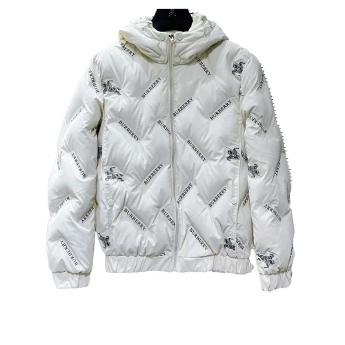 Пуховик Burberry Emblem Cloud "White"