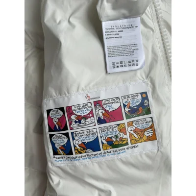 Пуховик Moncler Puffer Jacket "White" фото № 9