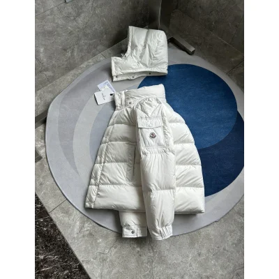 Пуховик Moncler Puffer Jacket "White" фото № 5