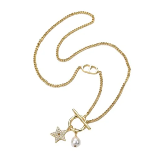 Подвеска Dior Decoration Star And Ball "Gold"