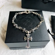 Браслет Chrome Hearts Cross and Rings "Gold"