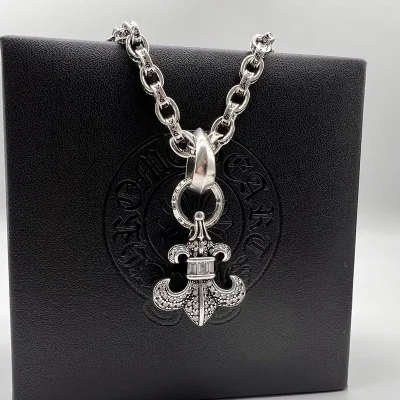 Подвеска Chrome Hearts With Royal Lily Pendant "Silver" фото № 3