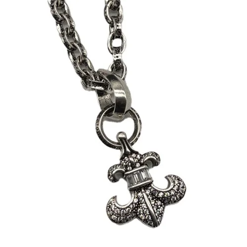 Подвеска Chrome Hearts With Royal Lily Pendant "Silver"