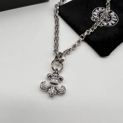 Подвеска Chrome Hearts With Royal Lily Pendant "Silver" фото № 7