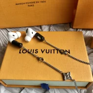 Подвеска Louis Vuitton для Airpods Chains "Silver"