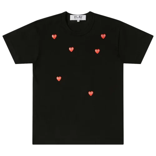 Футболка Comme des Garçons Play Multi Small Heart "Black"
